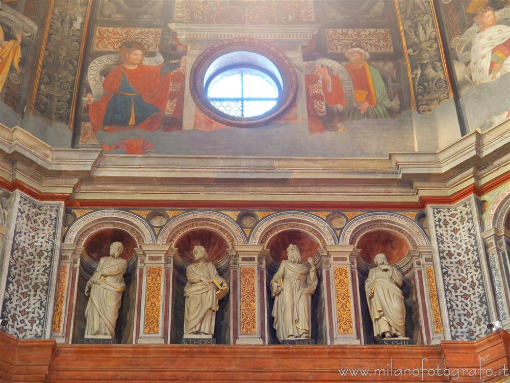 Busto Arsizio (Varese, Italy) - Base of a section of the dome of the Sanctuary of Saint Mary at the Square